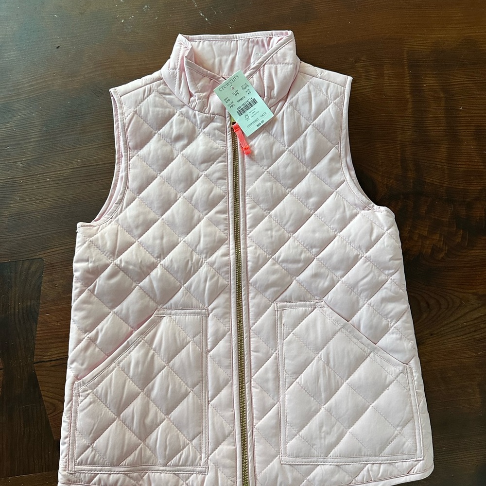 Crewcuts Light Pink Quilted Vest for Kids